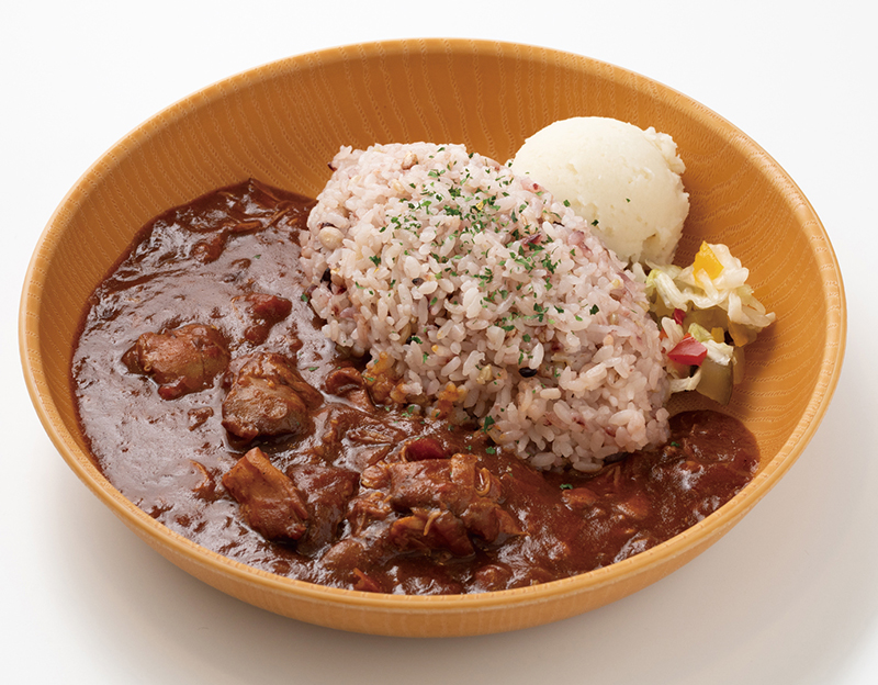 玉ねぎと鶏肉のカレー