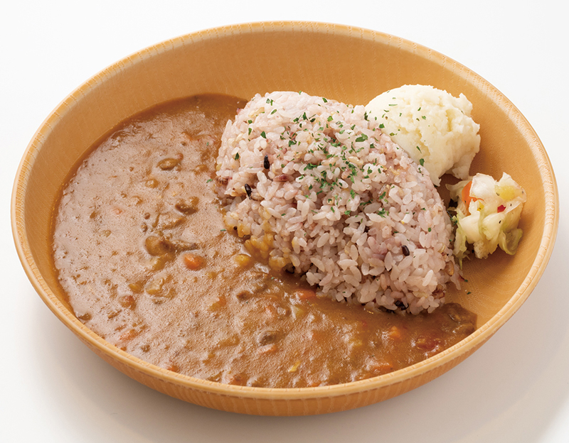 合挽き肉の煮込みカレー