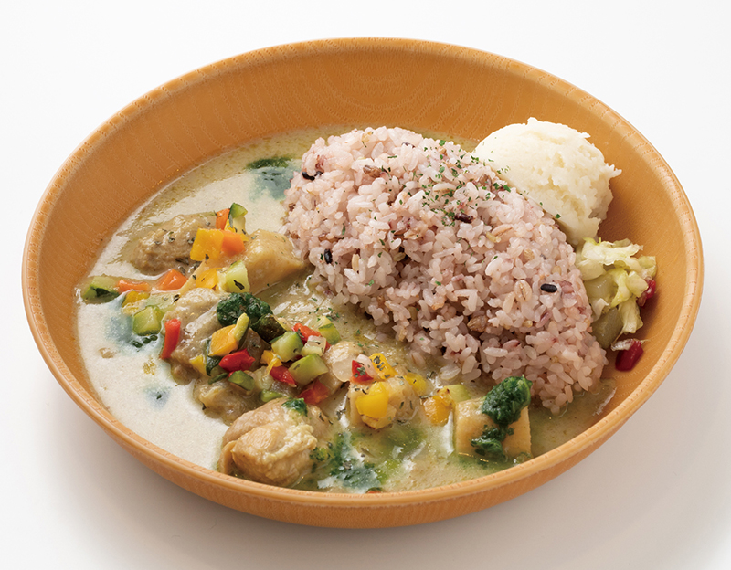 ほうれん草のグリーンカレー