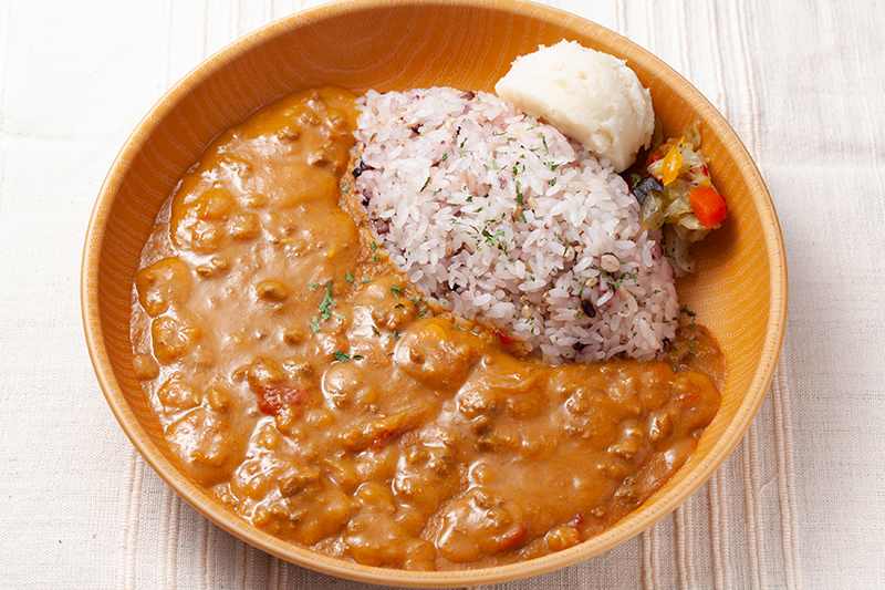 3.合い挽き肉の煮込みカレー